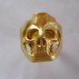 14k Skeleton Solid Yellow Gold  Bikers Ring NEW