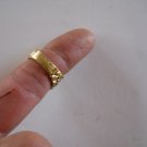 14k  Nugget ring Solid Yellow  Gold , NEW