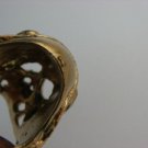 14K Gold skeleton ring, native american, NEW.