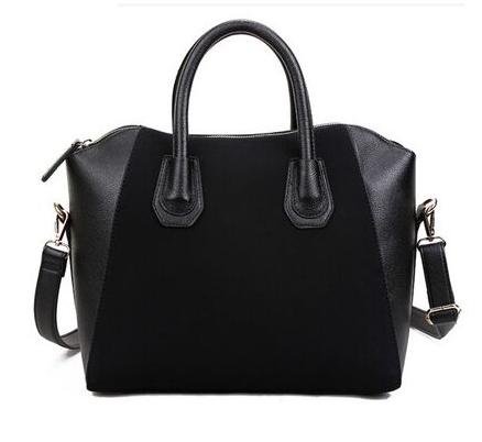 Bag fashion bags patchwork nubuck leather women's handbag smiley ...