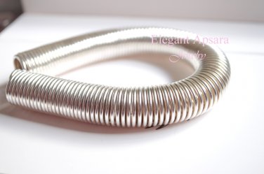 Khmer Silver Spiral Anklet Bangle Bracelet Ethic Traditional Wedding Jewelry Cambodian Tro Jerng