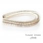 Khmer Silver Spiral Anklet Bangle Bracelet Ethic Traditional Wedding Jewelry Cambodian Tro Jerng