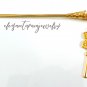 Khmer Cambodian Gold Hair Pin Accessories Wedding Engagement Handcrafted Dance or Wedding
