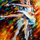 ROMEO AND JULIET -  Original Oil Painting On Canvas By Leonid Afremov -  Size 24"x 30"