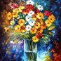 MORNING CHARM -  Original Oil Painting On Canvas By Leonid Afremov -  Size 24"x 30"