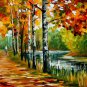 ENDLESS SUMMER -  Original Oil Painting On Canvas By Leonid Afremov -  Size 36"x 24"
