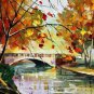 Afremov AUTUMN WALL ART DECOR OIL PAINTING CANVAS DIRECTLY FROM THE ARTIST