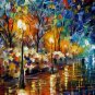 Afremov WARM LIGHT WALL ART DECOR OIL PAINTING CANVAS DIRECTLY FROM THE ARTIST