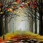 Afremov ALMOST WINTER WALL ART DECOR OIL PAINTING CANVAS DIRECTLY FROM THE ARTIS