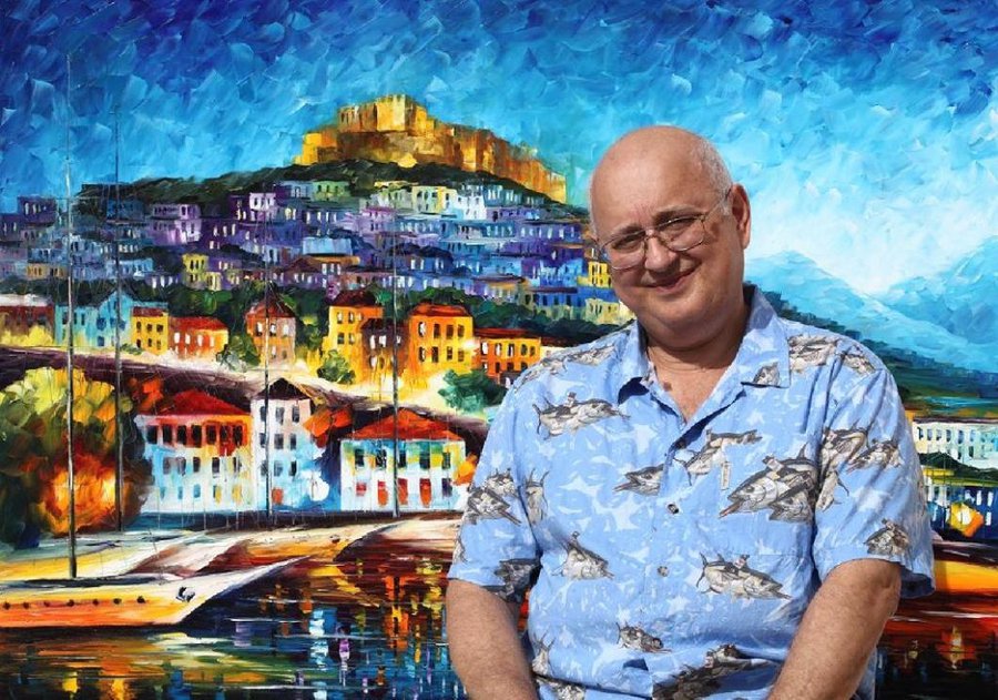 Afremov BRONZE FALL WALL ART DECOR OIL PAINTING CANVAS DIRECTLY FROM THE ARTIST