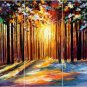 Sun Of January (set of three) &acirc;�� PALETTE KNIFE  Oil Painting On Canvas BY AFREMOV