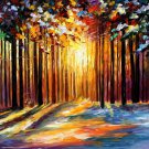 Sun Of January — PALETTE KNIFE Oil Painting On Canvas By Leonid Afremov - Size: 40" x 30"
