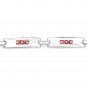 Sterling Silver 2.52 Carat Orange Sapphire 8.5 Inch Bracelet For Men and Women