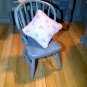 Dolls house Chair Shabby Chic Blue