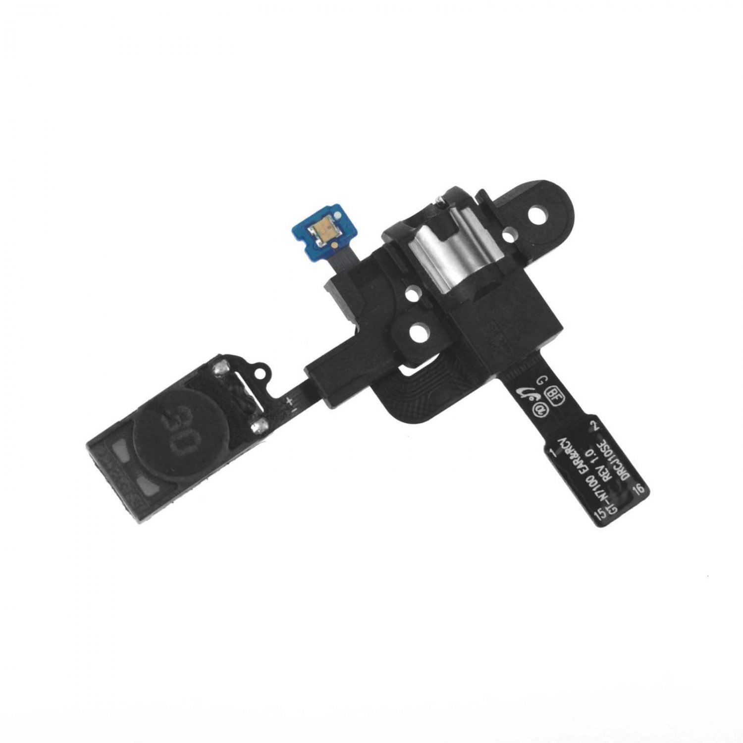 Headphone Jack with Ear Speaker Flex for Samsung Galaxy Note 2 II N7100