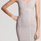 $398 New BCBG Max Azria "Ribel" Rose Mist Bandage Cocktail Party Power Dress L
