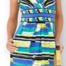 $148 New BCBG Max Azria Emerald Halter Jersey Cocktail Party Dress S