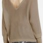 $178 New BCBG Max Azria "Wyatt" Gardenia Knit Party Sweater Top NWT M