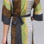 $178 New BCBG Max Azria Bright Celedon Print Jersey Cocktail Party Dress M