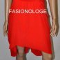 $278 New BCBG Max Azria Poppy Red 100% Silk Draped Cocktail Party Dress 8