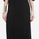 $388 New BCBG Max Azria "Luce" Black Stud Party Cocktail Gown Dress S
