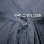 $258 New BCBG Max Azria Black 100% Merino Wool Faux Wrap Sweater Dress XS
