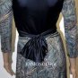 $188 New BCBG Max Azria Ink Combo Faux Wrap Party Dress XSP