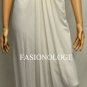 $318 New BCBG Max Azria "Matilde" White One Shoulder Long Party Gown Dress SP