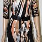$228 New BCBG Max Azria Block Print Jersey Cocktail Party Dress S