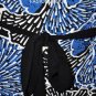$218 New BCBG Max Azria Lark Spur Blue Stretch Jersey Print Short Party Dress S