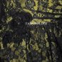 $368 New BCBG Max Azria Black Lace Cut  Out One Shoulder Voile Party Dress ~0~