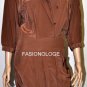 $298 New BCBG Max Azria Toffee 100% Silk Shift Cocktail Dress ~0~