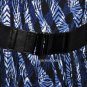 $178 New BCBG Max Azria "Adela" Blue Belted Jersey Cocktail Party Dress M