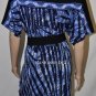 $178 New BCBG Max Azria "Adela" Blue Belted Jersey Cocktail Party Dress M