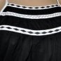 $250 New BCBG Max Azria Embroidered Black Cotton Wowen Party Dress 10