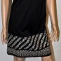 $250 New BCBG Max Azria Embroidered Black Cotton Wowen Party Dress 10
