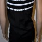 $250 New BCBG Max Azria Embroidered Black Cotton Wowen Party Dress 10