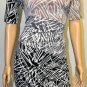 $218 New BCBG Max Azria Black Combo Print Jersey Party Dress S