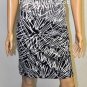 $218 New BCBG Max Azria Black Combo Print Jersey Party Dress S