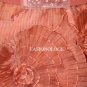 $648 New BCBG Max Azria Pink Flush Strapless Silk Organza Cocktail Dress 8
