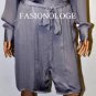 $298 New BCBG Max Azria "Charlene" Dusk Belted Long Sleeve  Cocktail  Dress M