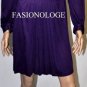 $228 New BCBG Max Azria Grape Modal Jersey Cocktail Party Dress XS