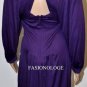 $228 New BCBG Max Azria Grape Modal Jersey Cocktail Party Dress XS