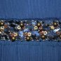 $440 New BCBG Max Azria China Blue Strapless Embellished Cocktail Dress Gown 2