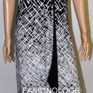 $268 New Max&Cleo by BCBG One Shoulder Black Jersey Cocktail Gown Dress 8