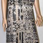 $398 New BCBG Max Azria Black Silk Chiffon Strapless Cocktail Gown Dress ~0~