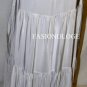 $218 NWT BCBG Max Azria Silk Draped Off White Long Party Skirt XS