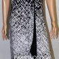 $268 New Max&Cleo by BCBG One Shoulder Black Jersey Cocktail Gown Dress 10