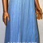 $388 New BCBG Silk Embellished Overlay Crystal Blue Strapless Long Gown Dress 4