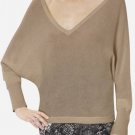 $178 New BCBG Max Azria "Wyatt" Pumice Knit Party Sweater Top NWT M